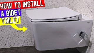 HOW TO INSTALL TOILET BIDET