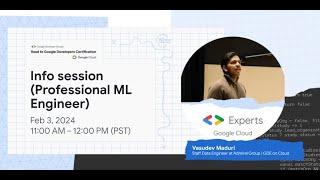 Certification Study Group - Info session (Professional Machine Learning Engineer) RGDC