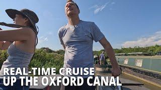 More 4K-Relaxing, Real-Time Narrowboat Cruise Up the Oxford