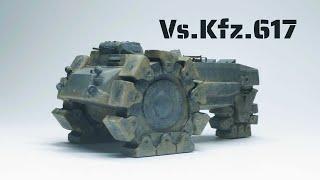 Let's build a German mine roller from World War II | Vs.Kfz.617  Takom 1:72