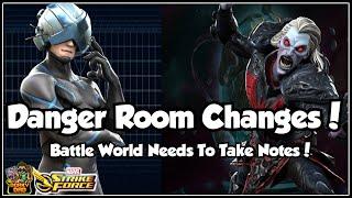 Danger Room Good And Bad Changes! | Battle World 2 Needs To Hit | MSF | Marvel Strike Force