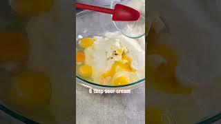 COTTAGE CHEESECAKE AKA "ZAPEKANKA "#shorts #shortvideo #nastassjacancook #videorecipes