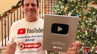 100,000 Subscriber Silver Plaque Award from YouTube! Thank You for Subscribing! Silver Play Button