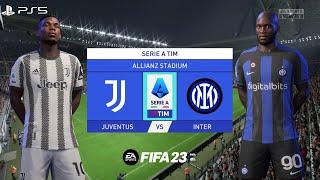 FIFA 23- Juventus vs Inter |Serie A | PS5™ Gameplay