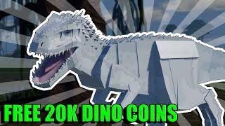 How To Get FREE 20K DINO COINS in Jurassic Blocky!