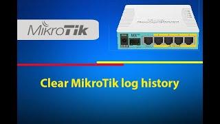 How to clear MikroTik log history | clear Mikrotik log | কিভাবে মাইক্রোটিকের লগ হিস্টোরি ডিলিট করবেন