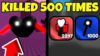 I KILLED The Moster Heart 500 TIMES in Roblox Control Army