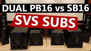 Home Theater Dual SVS SB16 vs PB16 Ultra Subs - Unboxing and Review