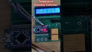 Temperature Humidity controller #arduinoproject