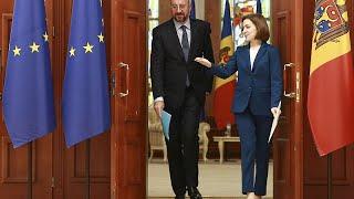 Charles Michel says Moldova has EU's full support following pro-Russian protests in Chisinau