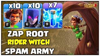 Th15 ROOT RIDER Attack With ZAP SPELL | Best TH15 Attack Strategy in Clash of Clans