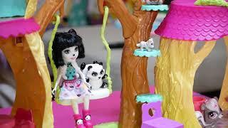 ENCHANTIMALS ПРЮ ПАНДА И ЛЕСНОЙ ЗАМОК PANDA TREE HOUSE ПОДАРОК НА НОВЫЙ ГОД