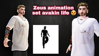  How To Get Zeus Animation Set In Avakin Life | Avakin Life Zeus Animation set | #ZeusAnimationSet