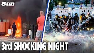 BALLYMENA RIOTS: Shocking 3rd Night of Chaos Caught on Camera
