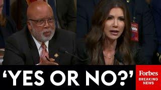 Bennie Thompson Does Not Let Up On Kristi Noem In Grilling About Due Process