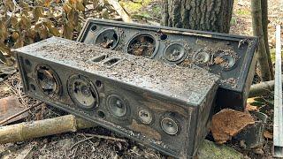 Restoration 3 Way Speakers Abandoned For Many Years // Amazing Restoration