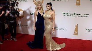 Romi Rain, Charlotte Stokely 2018 XBIZ Awards Red Carpet