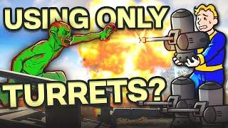 Surviving In Fallout 4 Using Only Defensive Turrets
