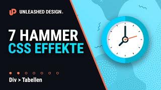  7 CSS Animationen in je ⏱ einer Minute!  [TUTORIAL]