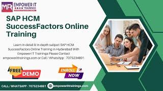 sap hcm successfactors online training | SAP HCM SuccessFactors Employee Central Course