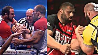 DENIS AND LEVAN VS DAVE CHAFFEE COMPARISON Armwrestle