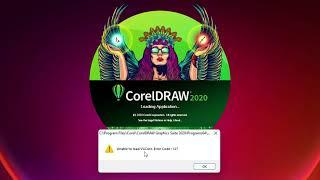 How to fix CorelDraw Error unable to load VGCore Error Code 127