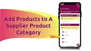 Grape Community - Add Products to the Supplier Product Category