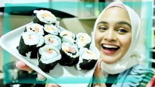 Aisyah Cuba Buat SUSHI ROLL