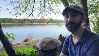 Handpan & Walking Nature Meditation | Mindful Relaxing Stroll Hiking in Massachusetts. 9-11-2024