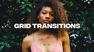 370 Grid Transitions for Video Editing - After Effects Presets