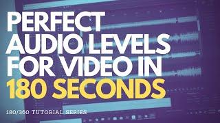 Get PERFECT Audio Levels for Video [In 180 seconds] | Frame Voyager