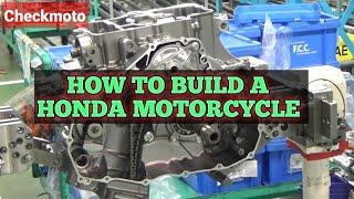 PRODUCTION / ASSEMBLY OF HONDA MOTORCYCLE / ADVENTURE BIKE