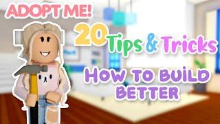 20 TIPS & TRICKS How to build better in Adopt Me! | Roblox | Monicili Plays