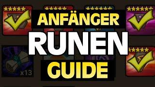 WORAUF IHR BEI RUNEN WIRKLICH ACHTEN SOLLTET! ANFÄNGER RUNEN GUIDE SUMMONERS WAR DEUTSCH