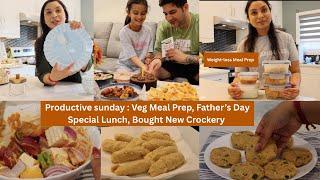 Productive Sunday - Indian Meal Planning for the week For Weight Loss | Special Lunch