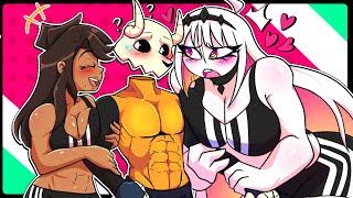 Nikusa X Ayana Double Team Tabi's Workout  (Friday Night Funkin' Comic Dub)