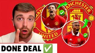 NoW FABRIZIO ROMANO REVEALED DOUBLE MAN UNITED NEW SIGNINGFRESH BID MADECONFIRMED Man United News