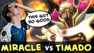 Miracle vs Timado — Invoker vs Dragon Knight on mid