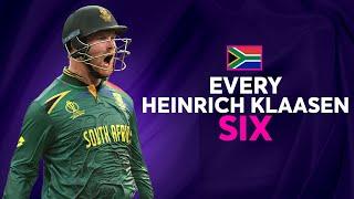 Every Heinrich Klaasen six at Cricket World Cup 2023