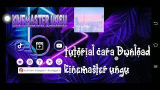 tutorial cara Download KineMaster Ungu