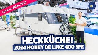 Neu auf der Messe: 2024 Hobby De Luxe 400 SFe! | Caravan Salon Düsseldorf 2023 × Camperland Bong