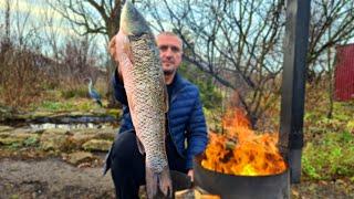 DON'T FRY FISH WITHOUT WATCHING THIS VIDEO ! WHITE AMUR ON THE BARBECUE. SHISH KEBAB from FISH.