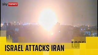 Israel attacks Iran's nuclear facilities - Iran 'responds with mass drone launch'