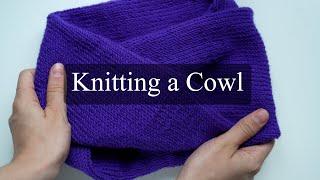 Knitting Cowl | Scarf in the style of minimalism | Simplest cowl