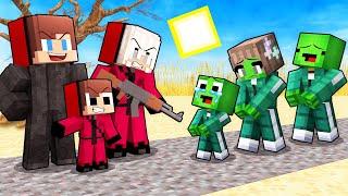 JJ Family Arrest Mikey Family in SQUID GAME - Maizen Minecraft Animation