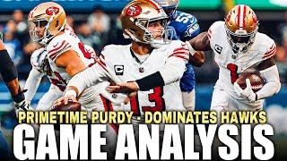 Game Analysis: Primetime Purdy Leads 49ers To (36-24) Win Over Seahawks