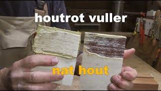 Timmertip 817 Houtrotvuller en nat en kops hout