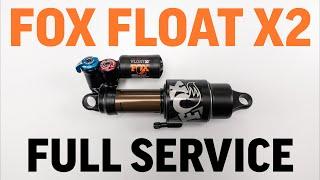 Fox Factory Float X2 RVS 2019 Shock Full Service Guide for Beginners. DON'T FORGET the sag ring! 