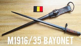 Shaped for the trenches, Belgian M1916/35 bayonet