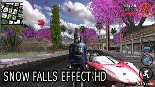 SNOW FALLS EFFECT PINK COLOUR HD ||1.1MB || HOW TO IMPORT || ACTIVATE / DEACTIVATE